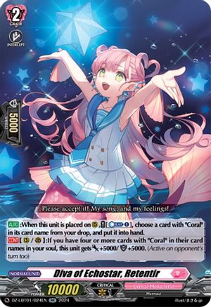 Diva of Echostar, Retentir (DZ-LBT01/024EN) - DZ-LBT01: Lyrical Monasterio Sparkling Stars!