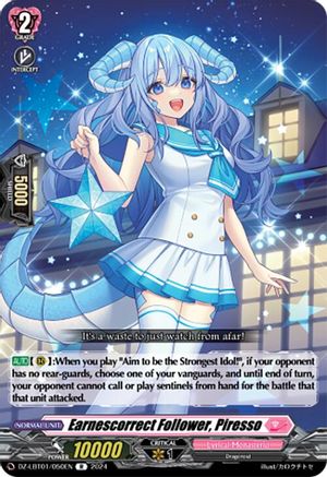 Earnescorrect Follower, Piresso (DZ-LBT01/050EN) - DZ-LBT01: Lyrical Monasterio Sparkling Stars!