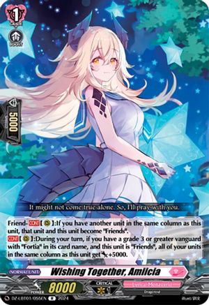 Wishing Together, Amiicia (DZ-LBT01/055EN) - DZ-LBT01: Lyrical Monasterio Sparkling Stars!