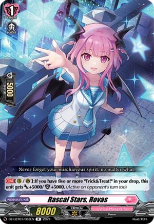 Rascal Stars, Rovas (DZ-LBT01/063EN) - DZ-LBT01: Lyrical Monasterio Sparkling Stars!