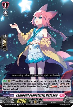 Lambent Planetaria, Rafeska (DZ-LBT01/065EN) - DZ-LBT01: Lyrical Monasterio Sparkling Stars!