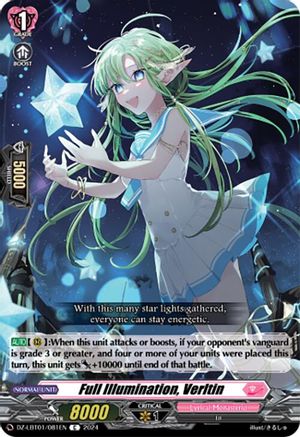 Full Illumination, Verltin (DZ-LBT01/081EN) - DZ-LBT01: Lyrical Monasterio Sparkling Stars!