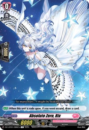 Absolute Zero, Rix (DZ-LBT01/086EN) - DZ-LBT01: Lyrical Monasterio Sparkling Stars!