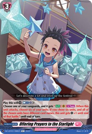 Offering Prayers to the Starlight (DZ-LBT01/096EN) - DZ-LBT01: Lyrical Monasterio Sparkling Stars!
