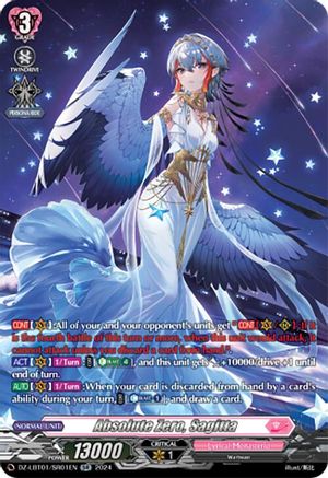 Absolute Zero, Sagitta (SR) (DZ-LBT01/SR01EN) - DZ-LBT01: Lyrical Monasterio Sparkling Stars!