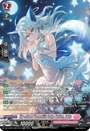 Sky-colored Tranquility Judge Maiden, Arkha (SR) (DZ-LBT01/SR17EN) - DZ-LBT01: Lyrical Monasterio Sparkling Stars!