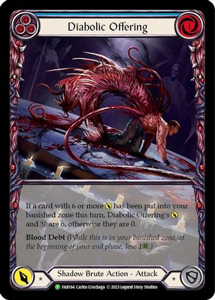 Diabolic Offering - FAB164 (FAB164) - Flesh and Blood: Promo Cards Rainbow Foil