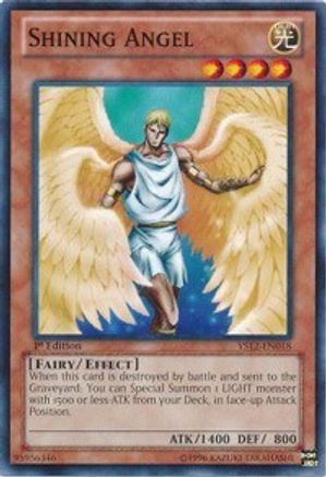 Shining Angel (YS12-EN018) - Starter Deck: Xyz Symphony 1st Edition