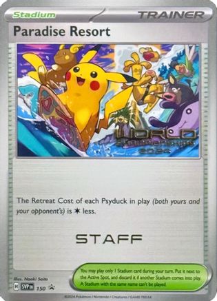 Paradise Resort 150 SV Scarlet & Violet Promo Cards - Promo