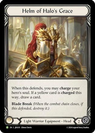 Helm of Halo's Grace - JDG031 (JDG031) - Flesh and Blood: Promo Cards Cold Foil