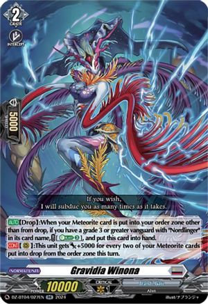 Gravidia Winona (DZ-BT04/027EN) - DZ-BT04: Destined Showdown
