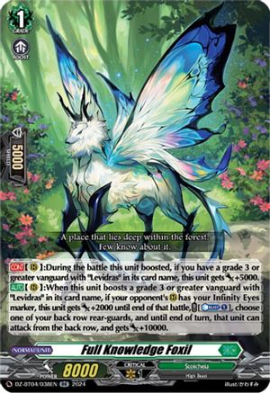 Full Knowledge Foxil (DZ-BT04/038EN) - DZ-BT04: Destined Showdown
