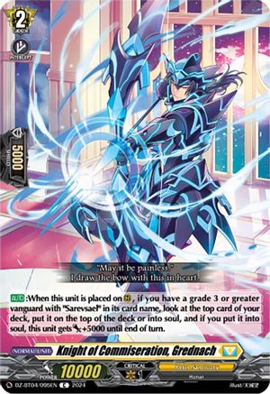 Knight of Commiseration, Grednach (DZ-BT04/095EN) - DZ-BT04: Destined Showdown