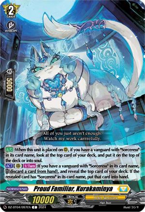 Proud Familiar, Kurakaminya (DZ-BT04/097EN) - DZ-BT04: Destined Showdown