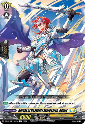 Knight of Heavenly Expression, Admis (DZ-BT04/101EN) - DZ-BT04: Destined Showdown