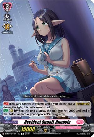 Accident Squall, Annasia (DZ-BT04/111EN) - DZ-BT04: Destined Showdown