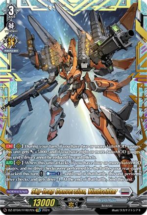 Sky-leap Conversion, Vindschtar (FFR) (DZ-BT04/FFR07EN) - DZ-BT04: Destined Showdown