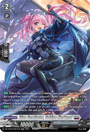 Blue Deathster, Sabine Merkmal (SR) (DZ-BT04/SR21EN) - DZ-BT04: Destined Showdown