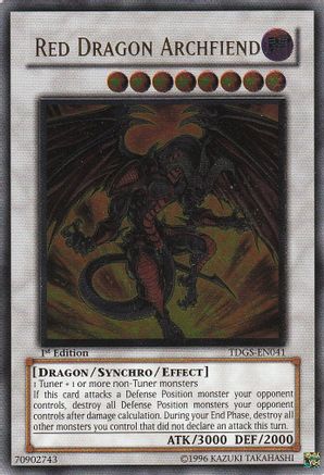 Red Dragon Archfiend (UTR) (TDGS-EN041) - The Duelist Genesis Unlimited
