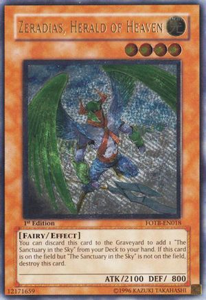 Zeradias, Herald of Heaven (UTR) (FOTB-EN018) - Force of the Breaker Unlimited