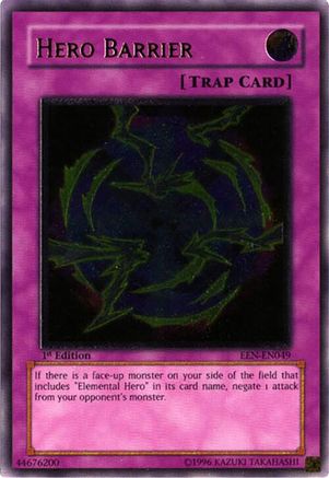 Hero Barrier (UTR) (EEN-EN049) - Elemental Energy Unlimited