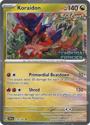 Koraidon 119/162 Miscellaneous Cards & Products - Promo