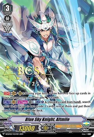 Blue Sky Knight, Altmile (BCS2425/VGV03) - Bushiroad Event Cards