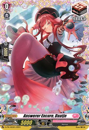 Answerer Encore, Daatje (D-PR/463EN) - D Promo Cards