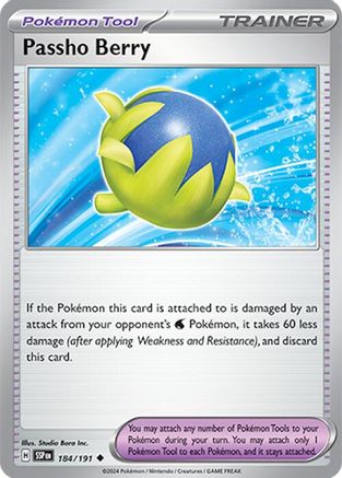 Passho Berry 184/191 SV08 Surging Sparks - Uncommon