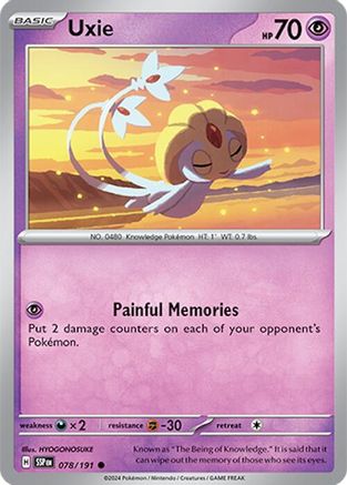 Uxie 078/191 SV08 Surging Sparks - Common