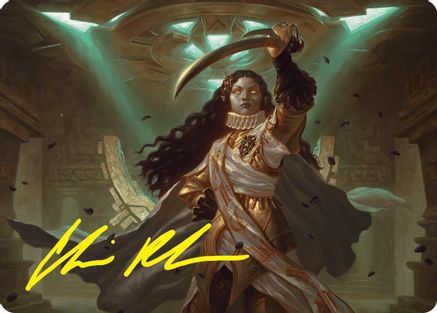Elenda, Saint of Dusk Art Card (15/54) (Gold-Stamped Signature) (ASFDN-015) - Art Series: Foundations