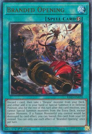 Branded Opening (PUR) (RA03-EN070) - Quarter Century Bonanza 1st Edition