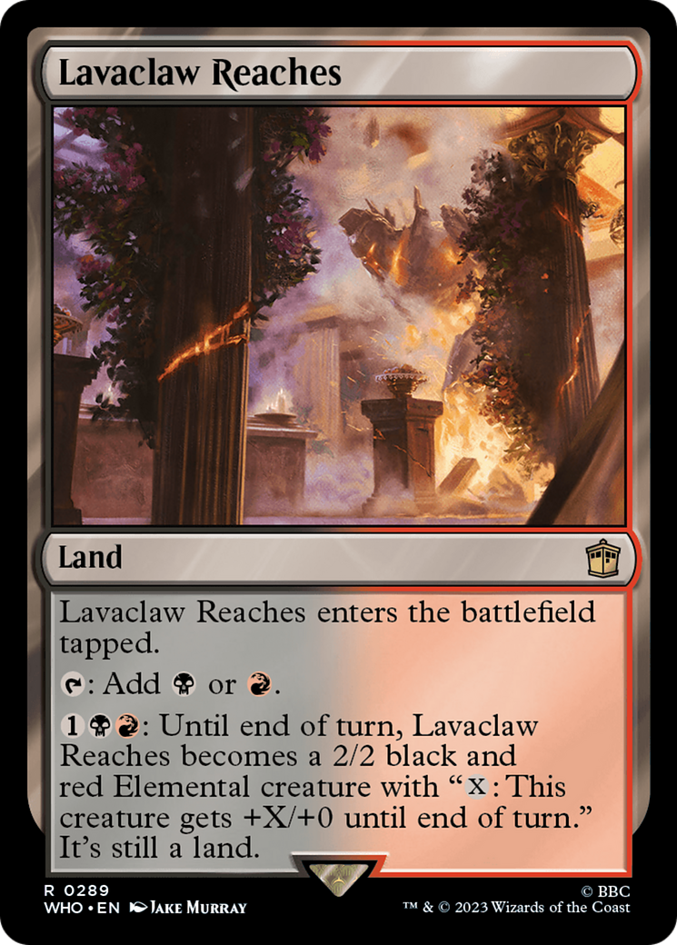 Lavaclaw Reaches (WHO-289) - Doctor Who Foil