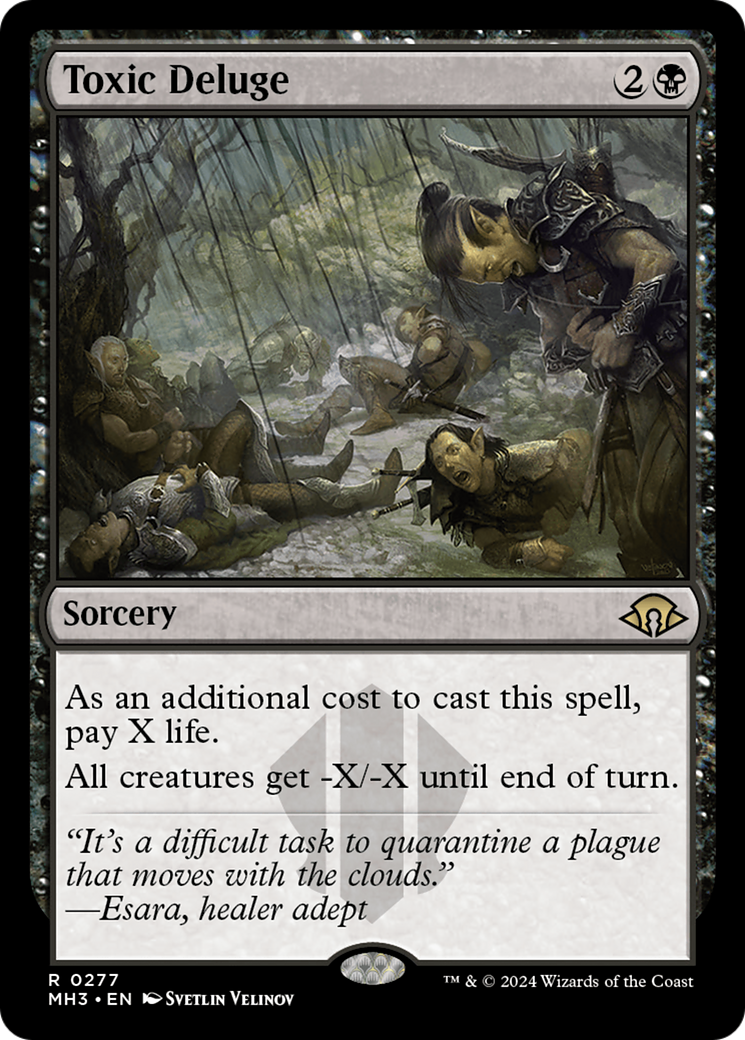 Toxic Deluge (MH3-277) - Modern Horizons 3 Foil