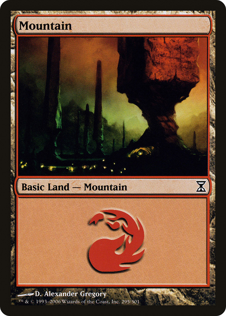 Mountain (295) (TSP-295) - Time Spiral Foil