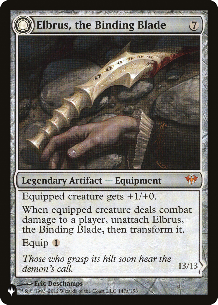 Elbrus, the Binding Blade (LIST-DKA-147) - The List: (Double Faced Transform)