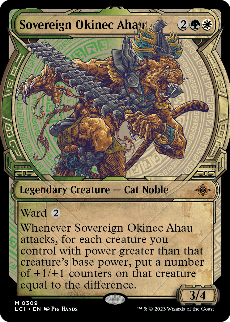Sovereign Okinec Ahau (Showcase) (LCI-309) - The Lost Caverns of Ixalan: (Showcase)