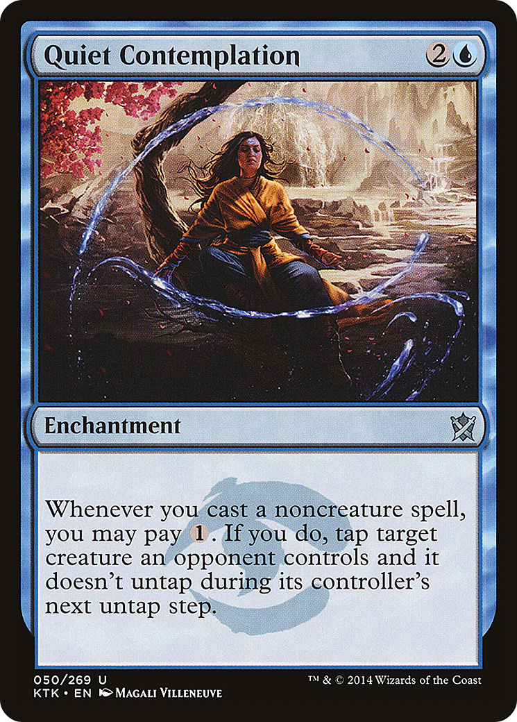 Quiet Contemplation (KTK-050) - Khans of Tarkir Foil