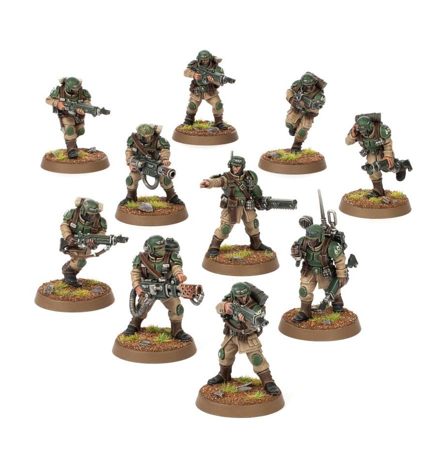 Wahammer: 40k - Astra Militarum - Cadian Shock Troops