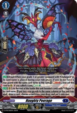 Haughty Peerage (D-PR/592EN) - D Promo Cards