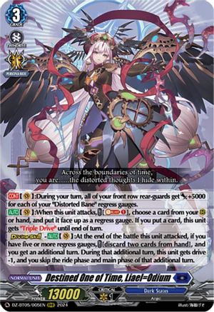 Destined One of Time, Liael=Odium (DZ-BT05/005EN) - DZ-BT05: Omniscient Awakening
