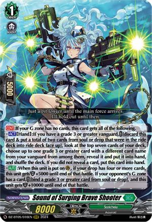 Sound of Surging Brave Shooter (DZ-BT05/016EN) - DZ-BT05: Omniscient Awakening