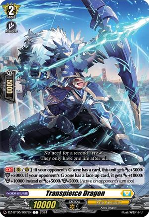 Transpierce Dragon (DZ-BT05/097EN) - DZ-BT05: Omniscient Awakening