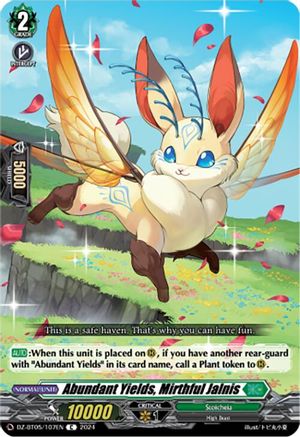 Abundant Yields, Mirthful Jalnis (DZ-BT05/107EN) - DZ-BT05: Omniscient Awakening