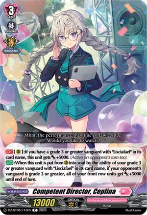 Competent Director, Ceplina (DZ-BT05/113EN) - DZ-BT05: Omniscient Awakening