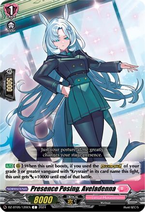Presence Posing, Aveladenna (DZ-BT05/120EN) - DZ-BT05: Omniscient Awakening