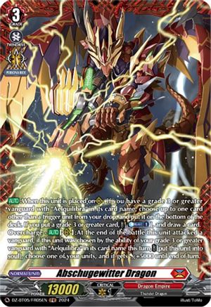 Abschugewitter Dragon (FR) (DZ-BT05/FR05EN) - DZ-BT05: Omniscient Awakening