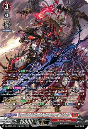 Unparalleled Drekasleif, Varga Dragres "Rakshasa" (SR) (DZ-BT05/SR01EN) - DZ-BT05: Omniscient Awakening