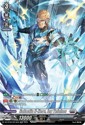 Galactic B-Hero, Icy Teichos (SR) (DZ-BT05/SR18EN) - DZ-BT05: Omniscient Awakening