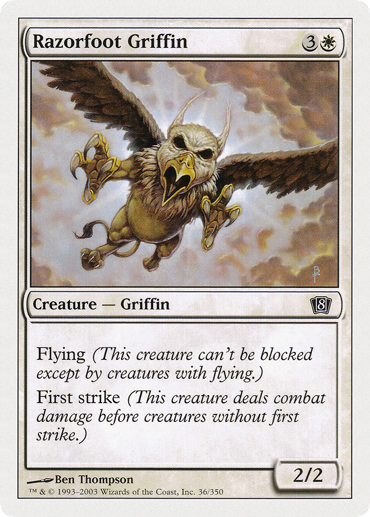 Razorfoot Griffin (8ED-036) - 8th Edition Foil
